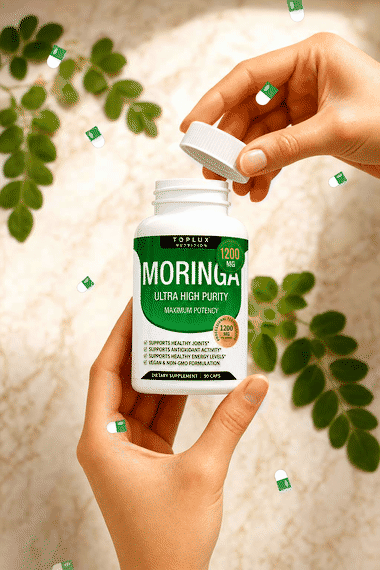 Moringa - abriendo el frasco