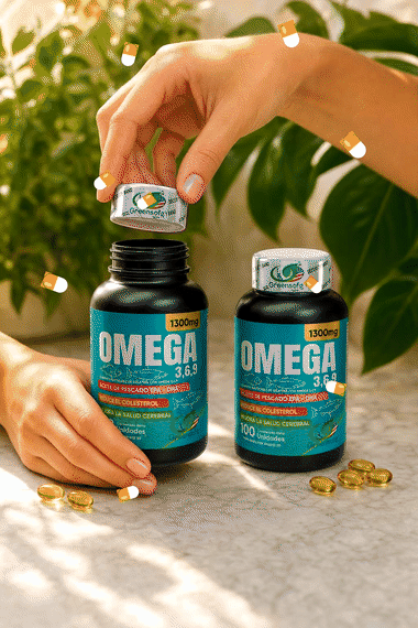 Omega 3-6-9 - abriendo el frasco