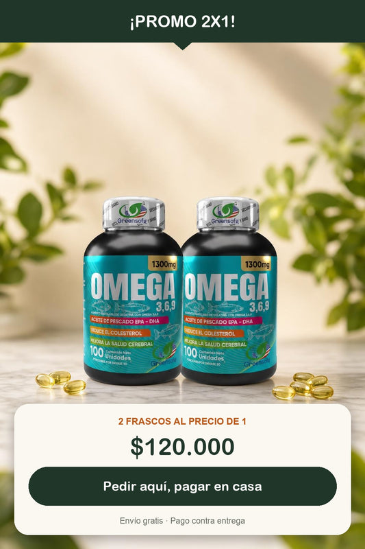 Omega 3-6-9 - promo y llamado a la accion